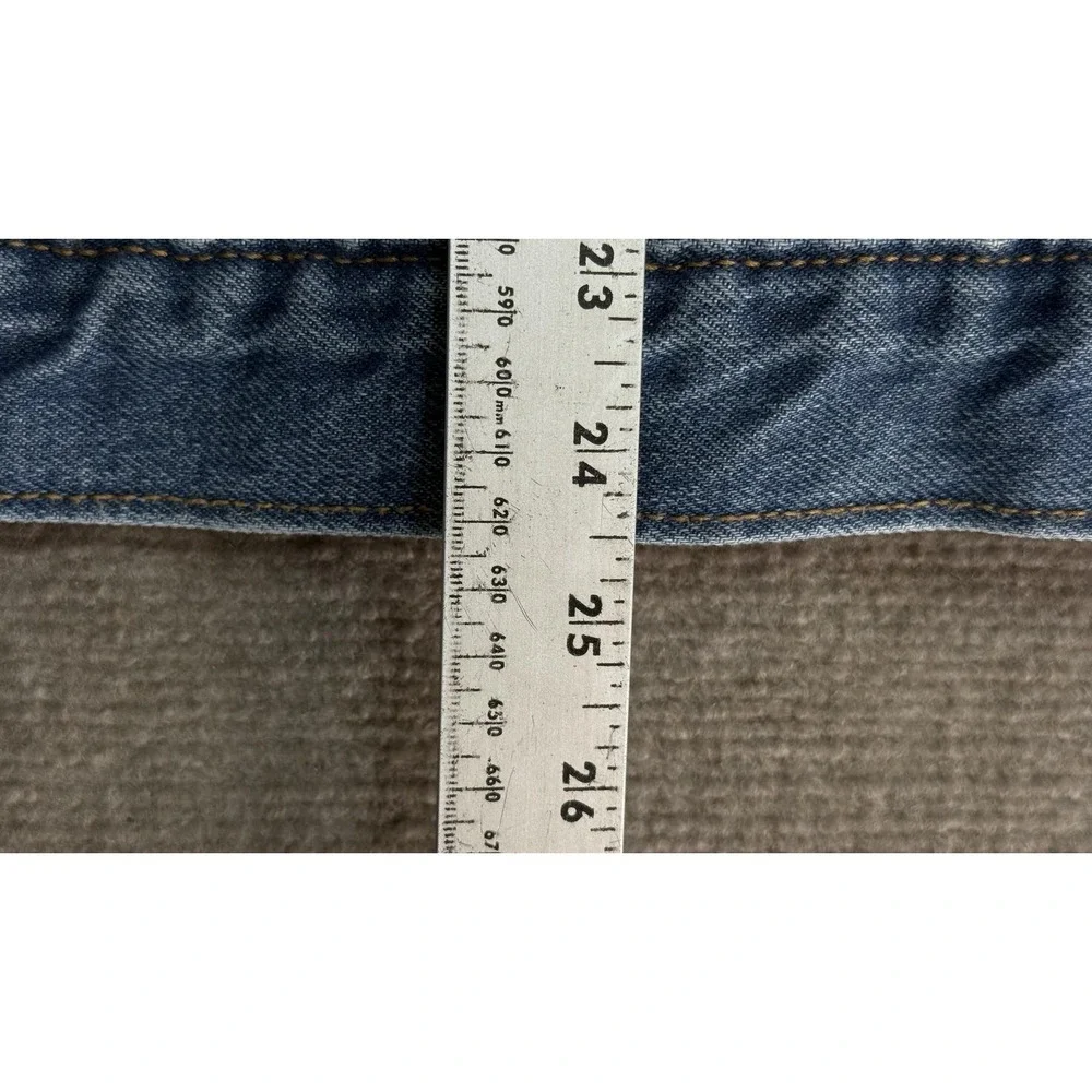 Vintage Old Navy Jacket Youth XL‎ 14-16 Blue Denim Sherpa Lined Button Winter